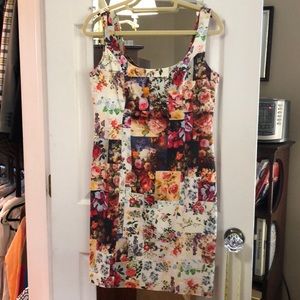 W by Worth Fall Floral Dress with full zipper back